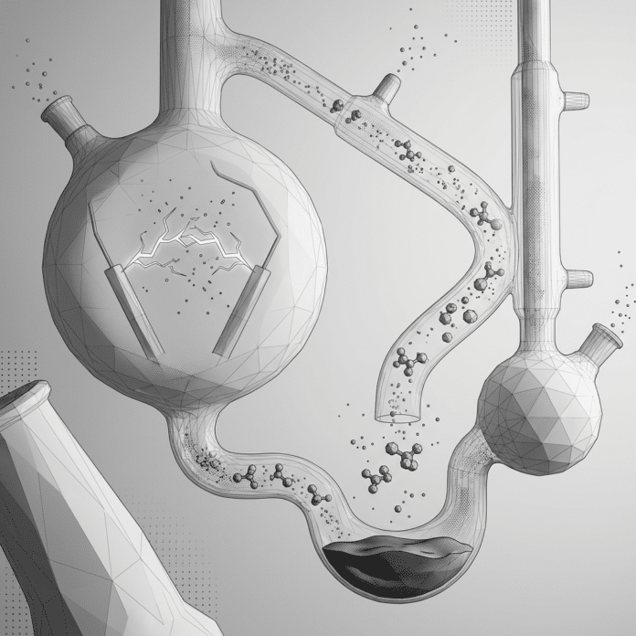 Illustrazione sulla chimica prebiotica e i limiti dell'origine della vita