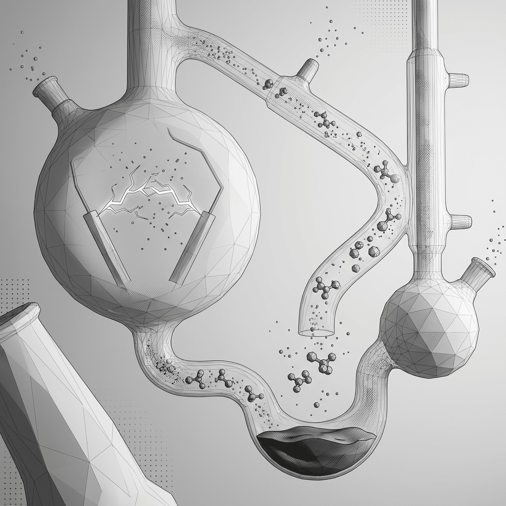 Illustrazione sulla chimica prebiotica e i limiti dell'origine della vita
